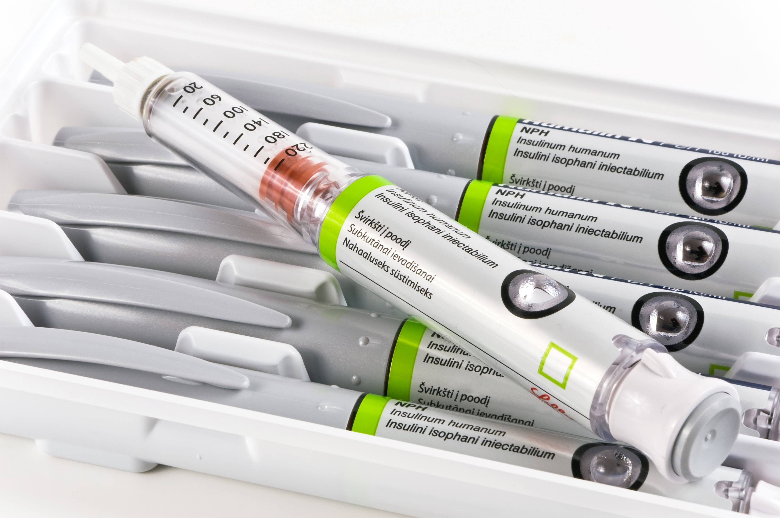 insulin needle combination product