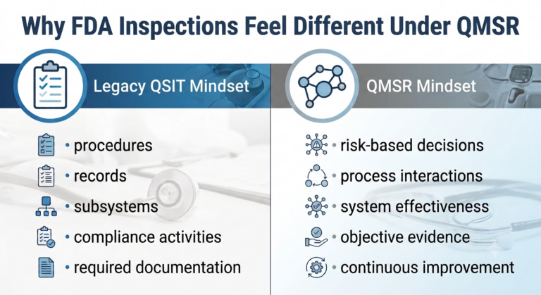 Why FDA Inspections Feel Different Under QMSR