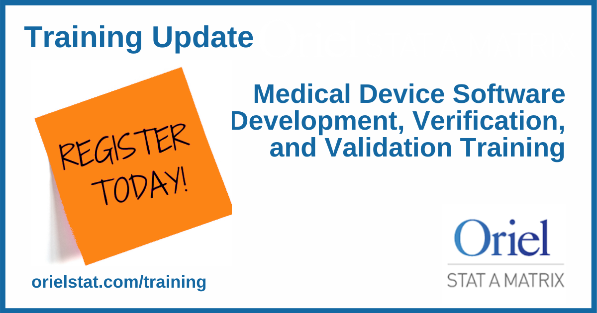 Medical Device Validation Training Oriel STAT A MATRIX